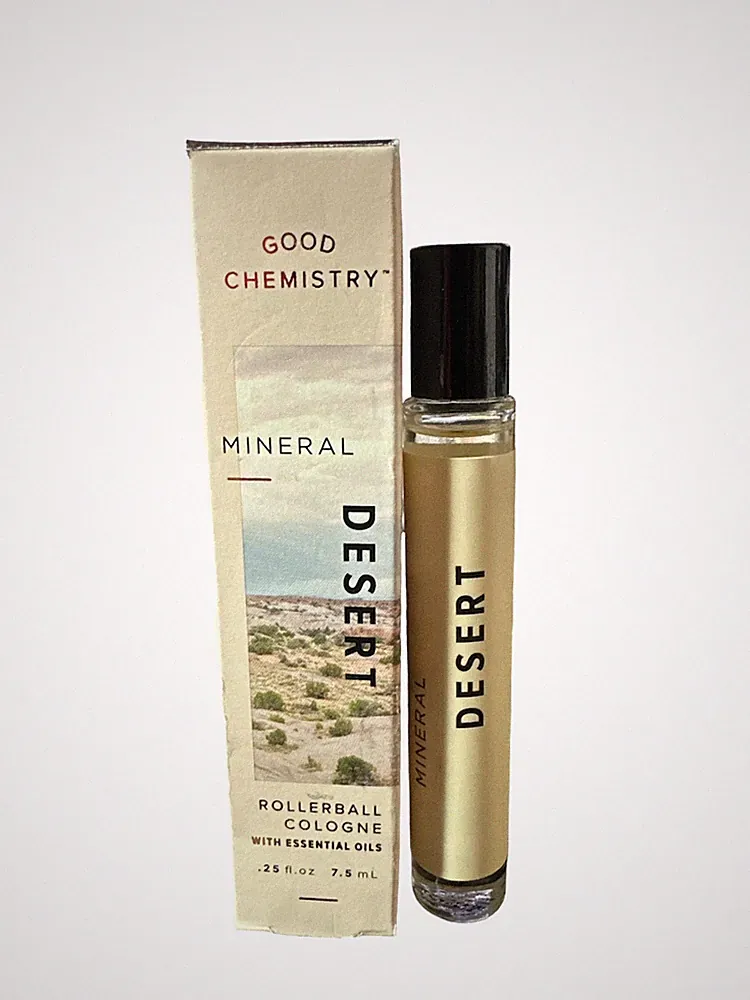 1 Good Chemistry Mineral Desert Rollerball Cologne Perfume Essential Oils 0.25oz