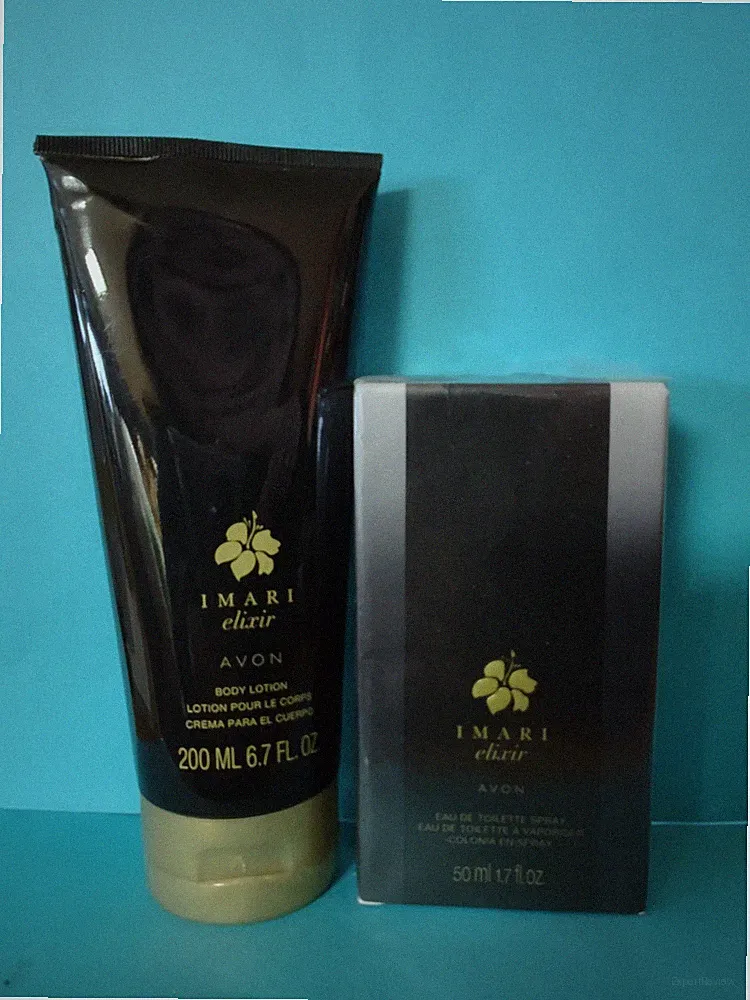 Avon IMARI ELIXIR Eau de Toilette Spray 1.7 oz & Body Lotion 6.7 oz ~ SEALED