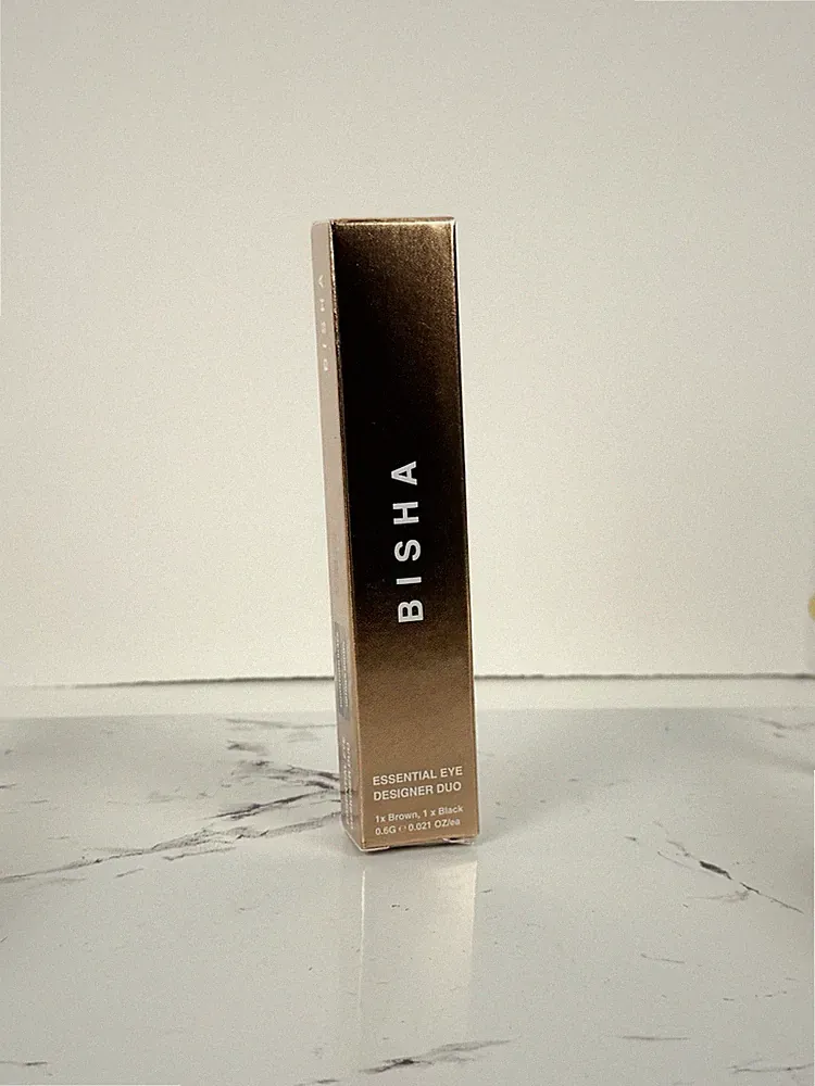 Bisha Essential Eye Designer Duo Set Downtown Black & Uptown Brown NIB Free Ship