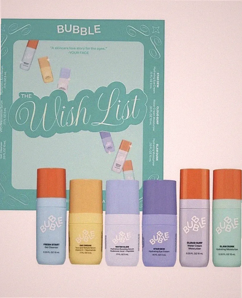 Bubble Skincare The Wish List Mini Essentials Gift Set