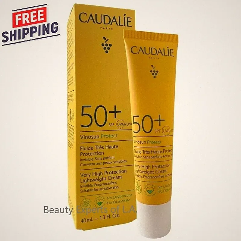 Caudalie Vinosun Protect Lightweight Cream Invisible Fragrance-Free SPF50+ 40ml