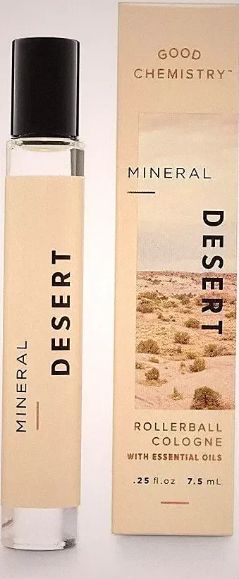 Good Chemistry MINERAL DESERT Rollerball Cologne Perfume Unisex Essential Oils