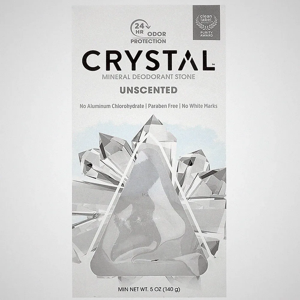 Mineral Deodorant Stone, Unscented, 5 oz (140 g)