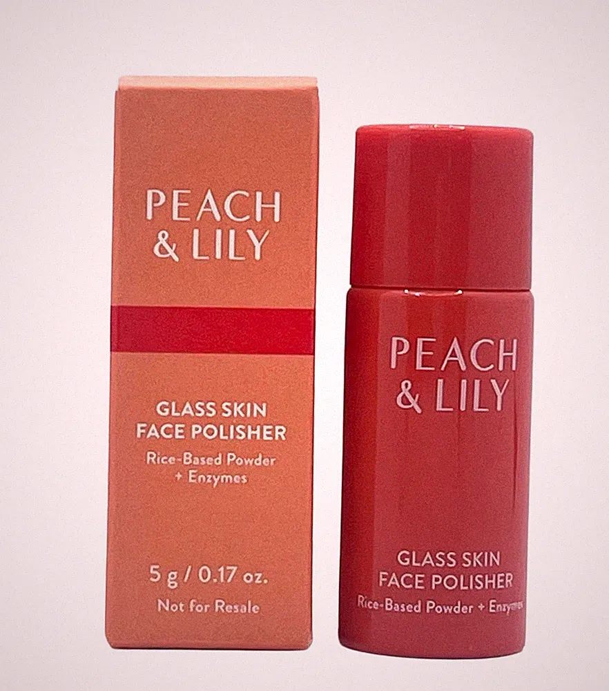 Peach & Lily Glass Skin Face Polisher .17 oz MINI Travel Size NEW IN BOX