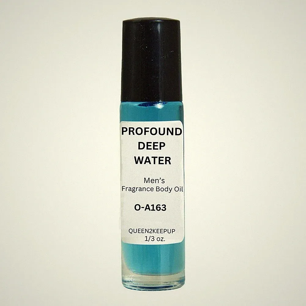 Profound Deep Water (Men) Body Oil 10 ml Fragrance All Natural 1/3 oz Roll-On