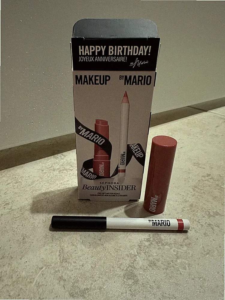 Sephora Birthday Gift Set MAKEUP BY MARIO Lip Serum Lip Pencil NWB